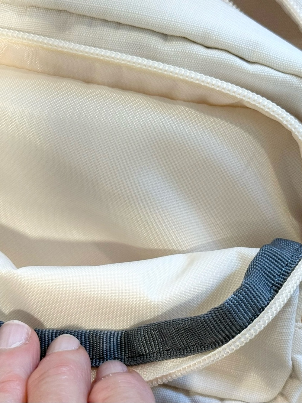 adidas Originals Utility 4 Sling Bag in the "Wonder White" colorway - Picture 5 of 11